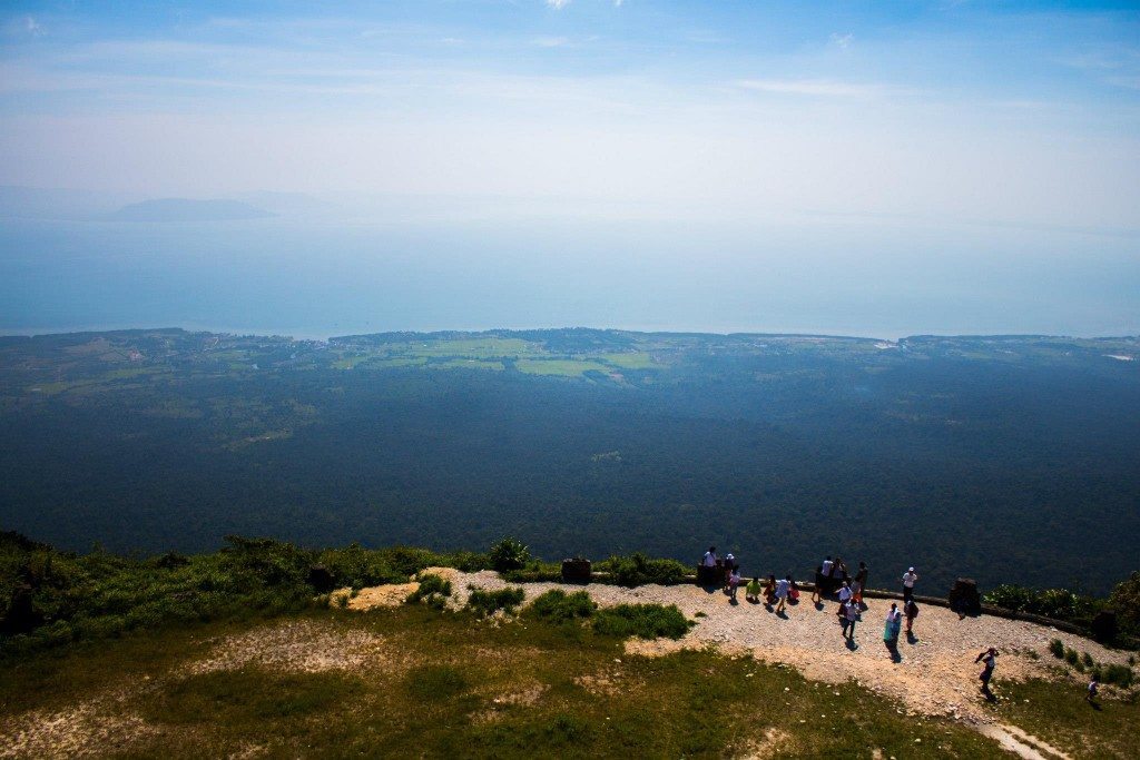 view from bokor hill station in cambodia