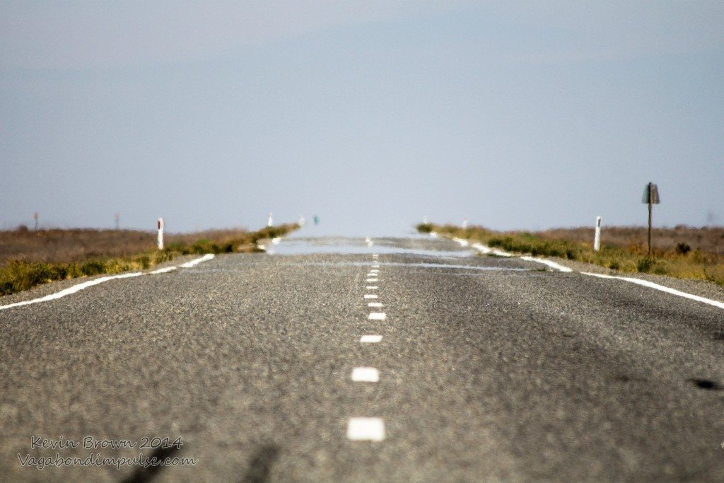 outback road mirage