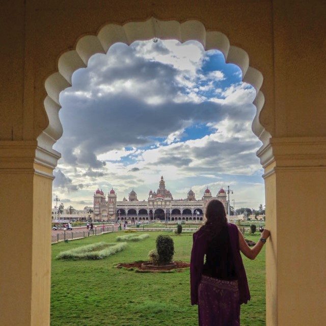 Another shot of stunning Mysore Palace - for more photos please check out my Instagram https://instagram.com/globalgallivanting