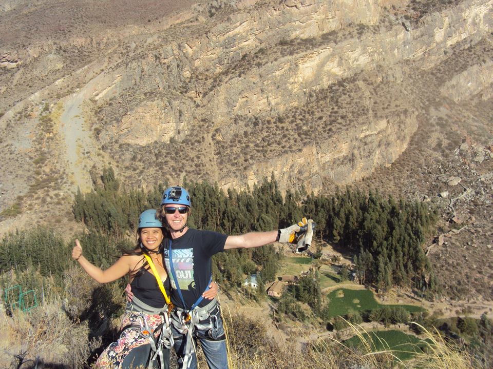 Ziplining in Colca Valley, Peru