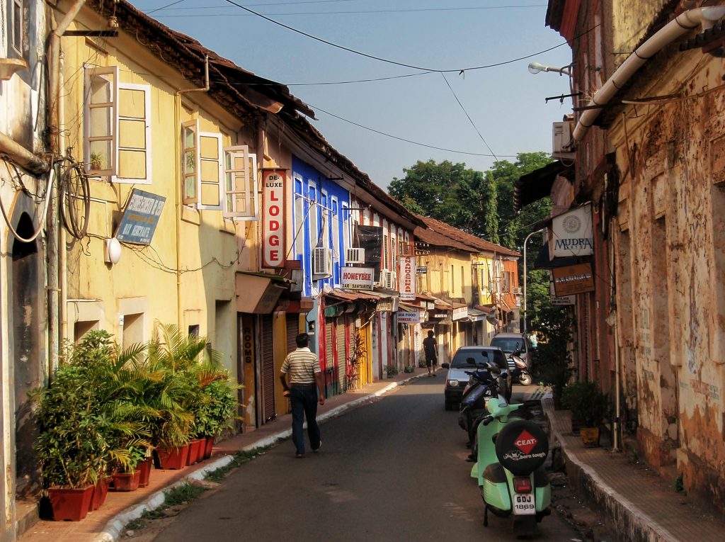 Portuguese streets in Panaji, Goa