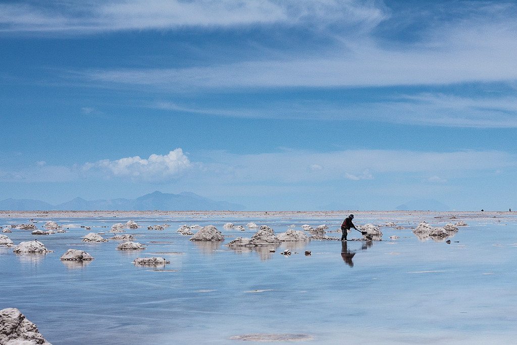 The amazing salt flats in Bolivia