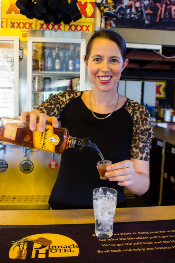 Working in a Queensland country pub