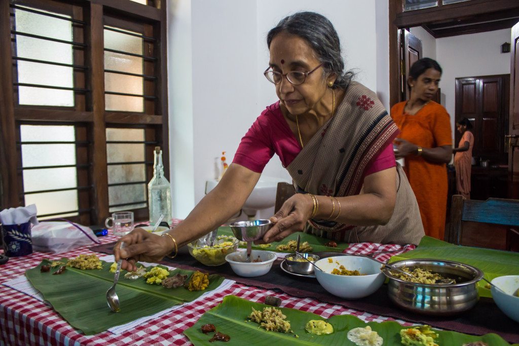 Indian hospitality at a homestay in Kerala