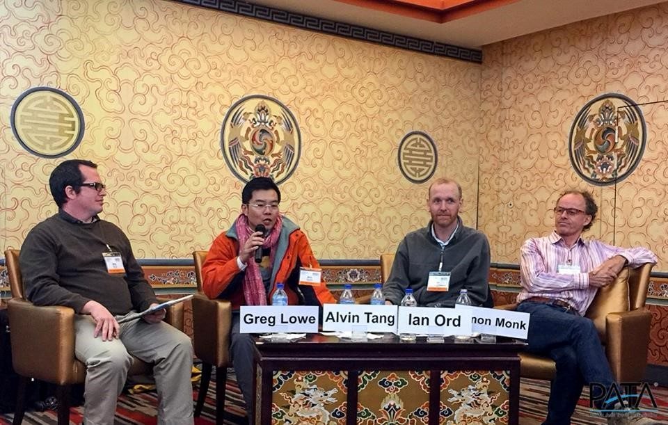 Ian at the PATA Adventure Travel & Responsible Tourism Conference 