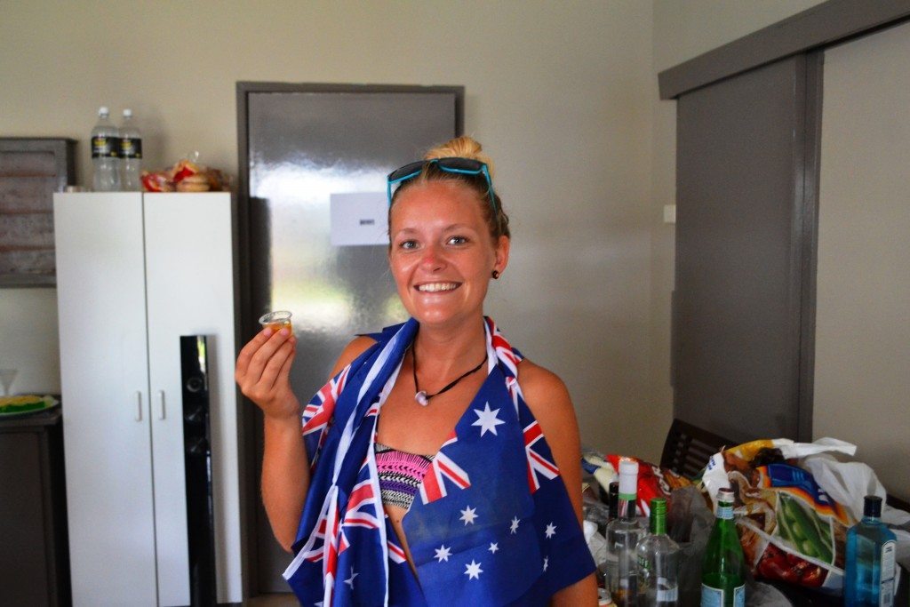 Mel feeling at home in Australia