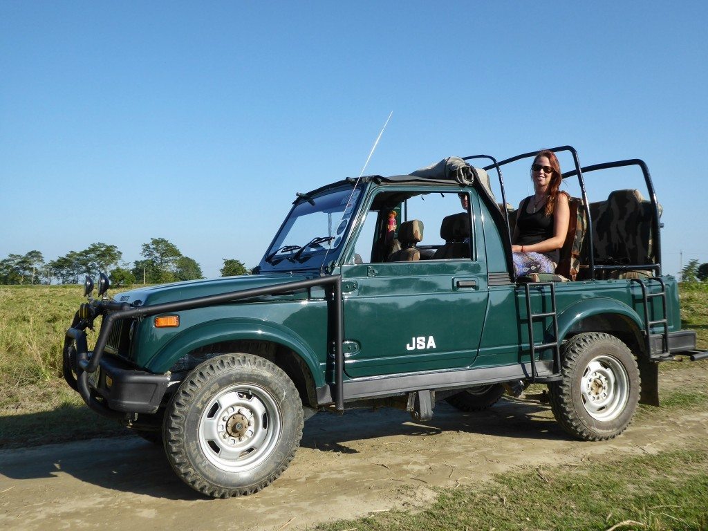 Jeep safari in Kaziranga National Park