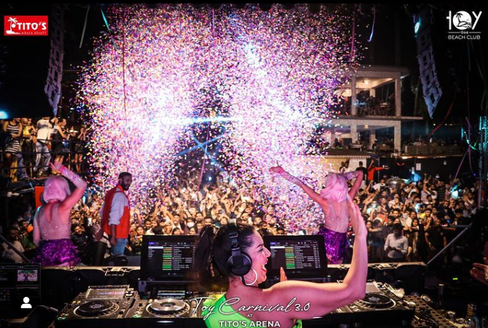 Tito's nightclub party baga goa