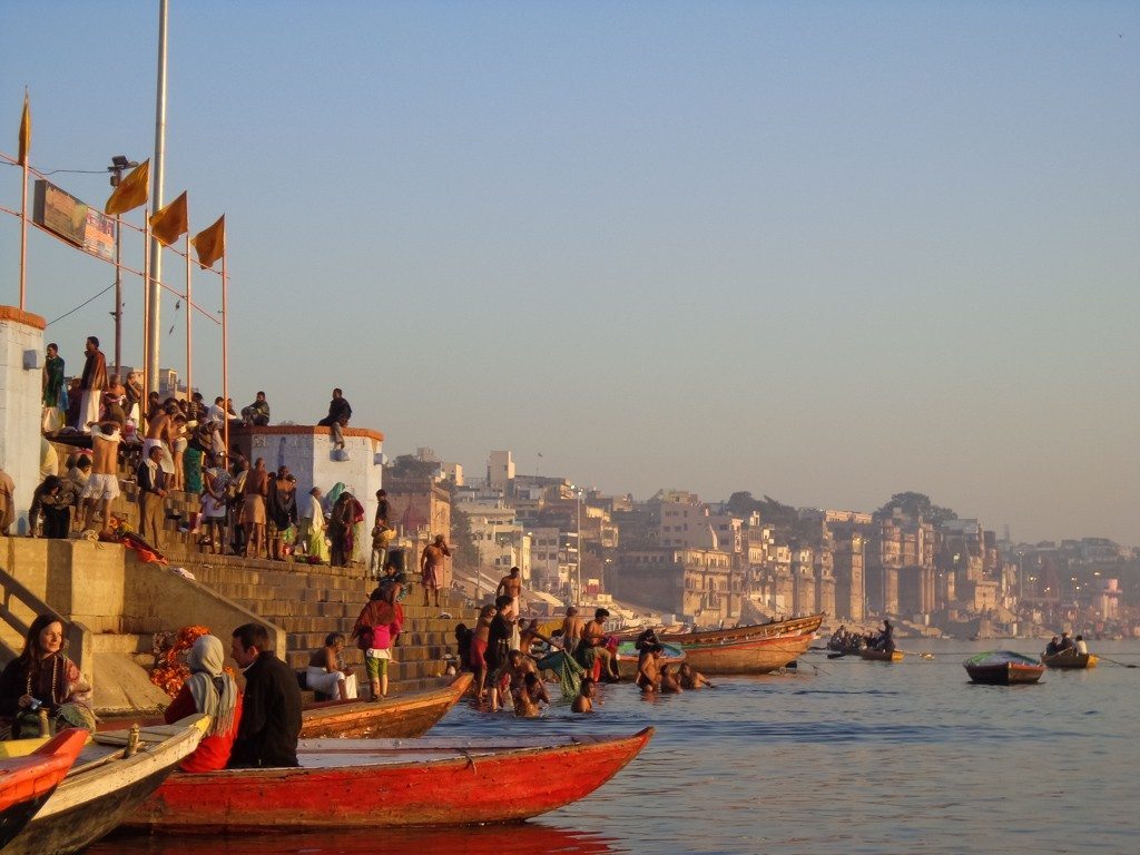 The holy river Ganges in Varanasi