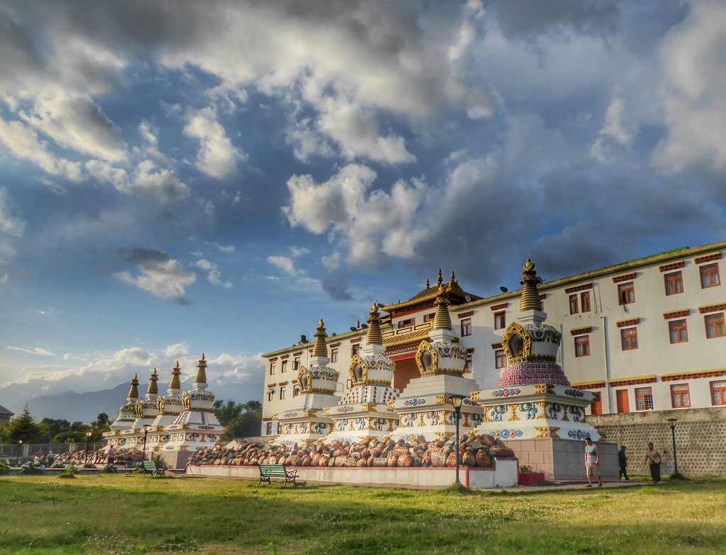 Choukling monastery in Bir, Himachal Pradesh, India
