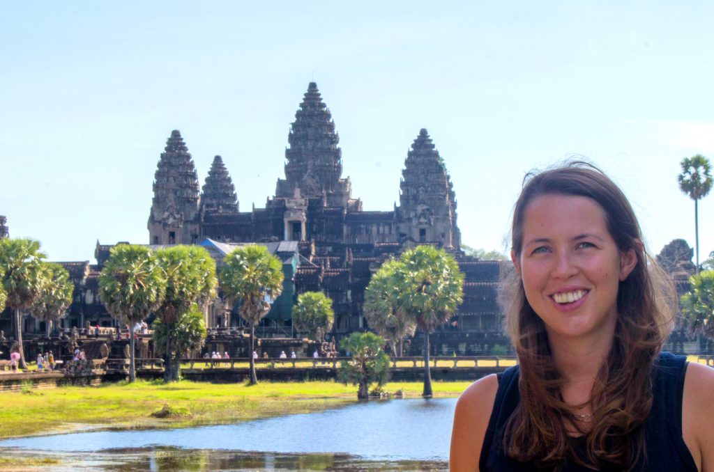 Anna at Angkor Wat, Cambodia