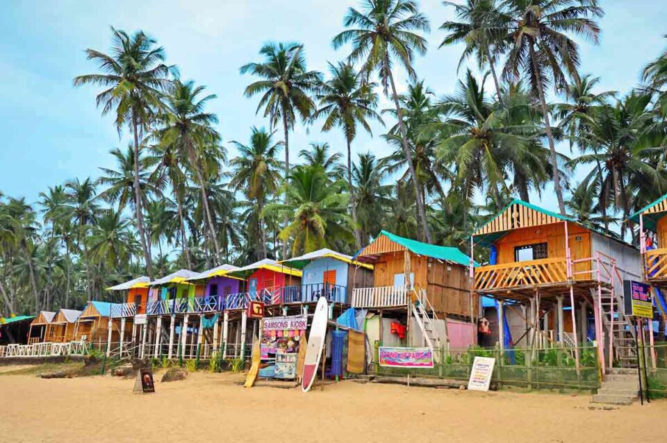 goa beach huts photo by aakka on pixabay