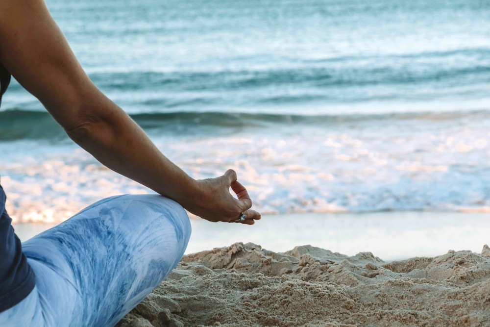 yoga by the sea