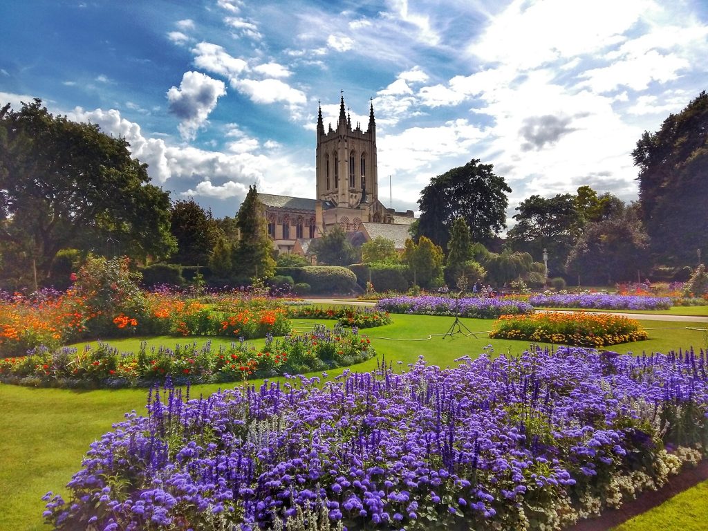 bury st edmunds catherdral and abbey gardens best places to visit in suffolk
