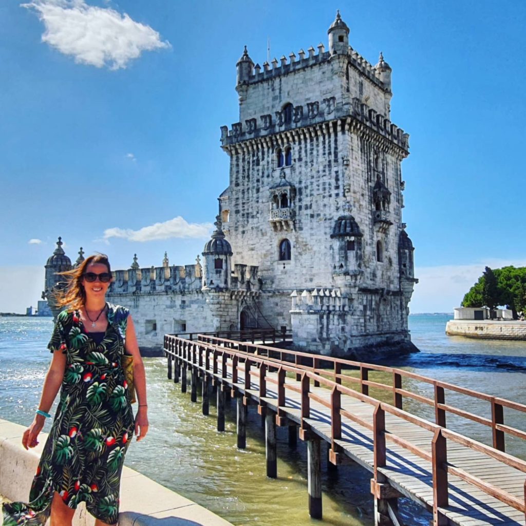 Anna Torre de Belém Belem tower lisbon portugal