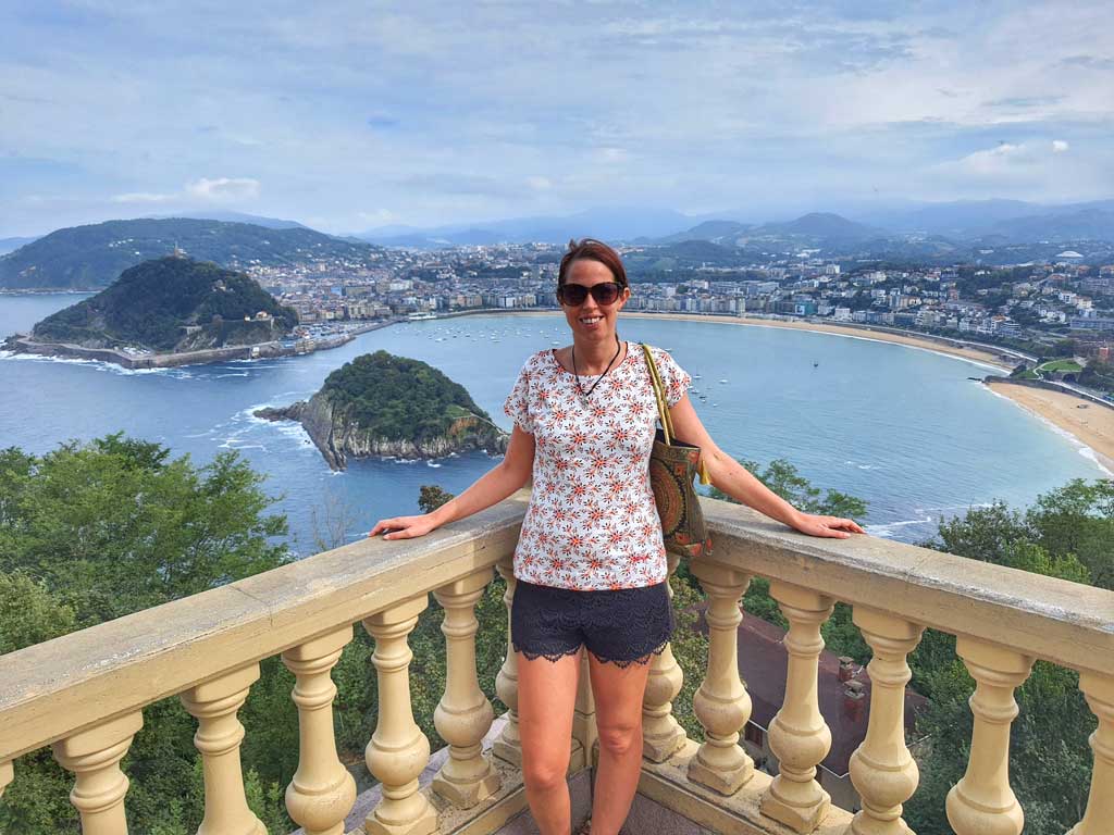 view over San Sebastian