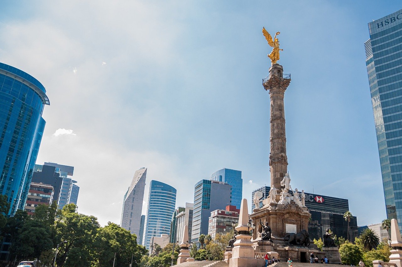 reforma mexico city Angel De La Independencia