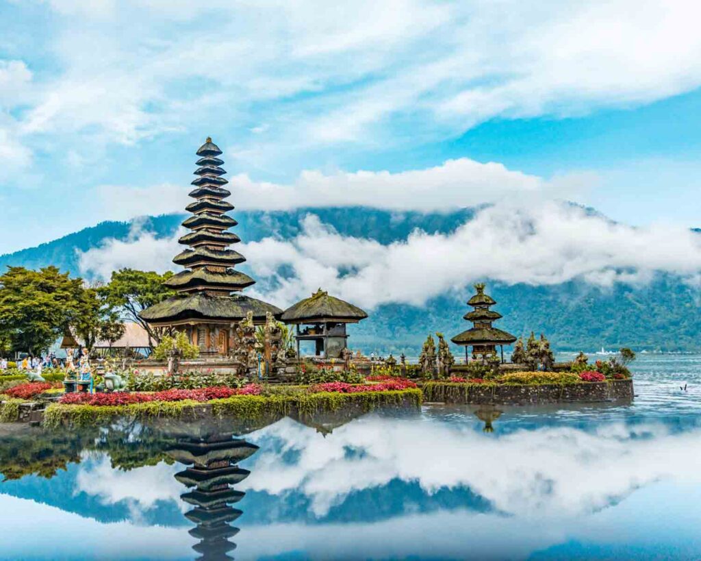 Pura Bratan temple in Bali- one of the best places to visit in Asia