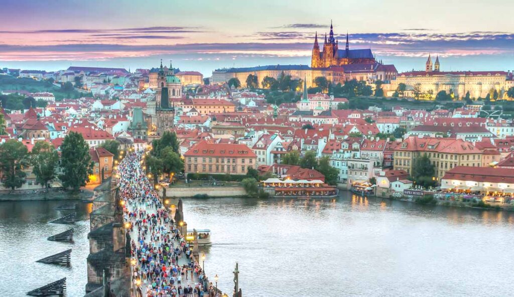czech republic prague charles bridge