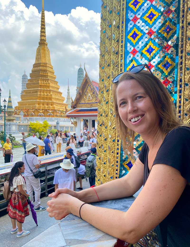 me anna at the grand palace in bangkok thailand