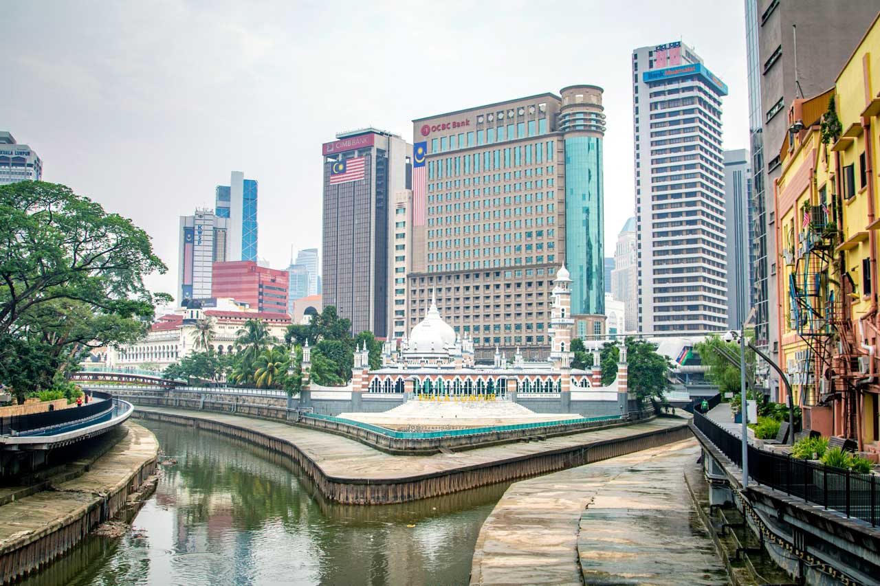 jamek mosque river of life kuala lumpur