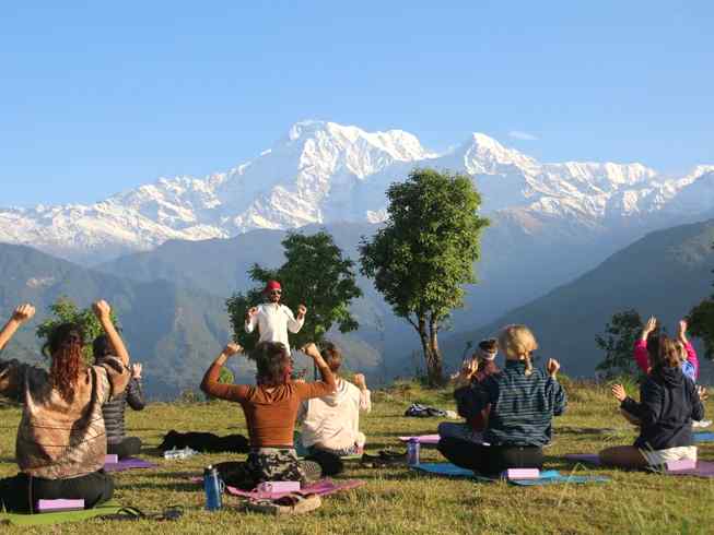 Madan yoga retreat teacher training in Nepal